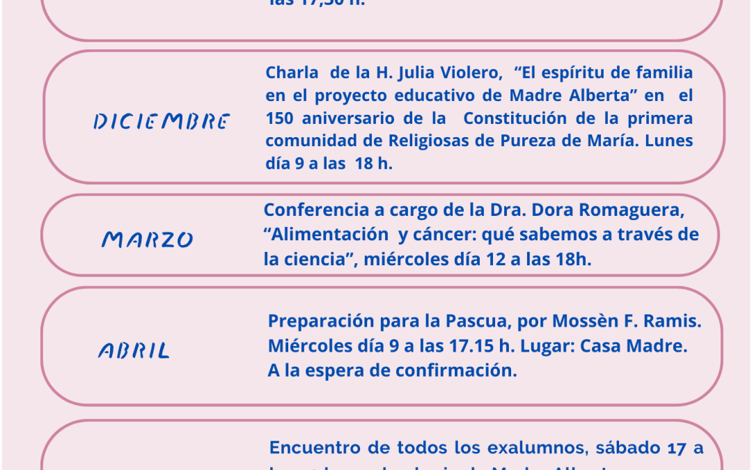 ACTIVIDADES CURSO 2024-2025