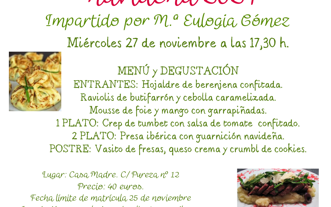 CURSO DE COCINA