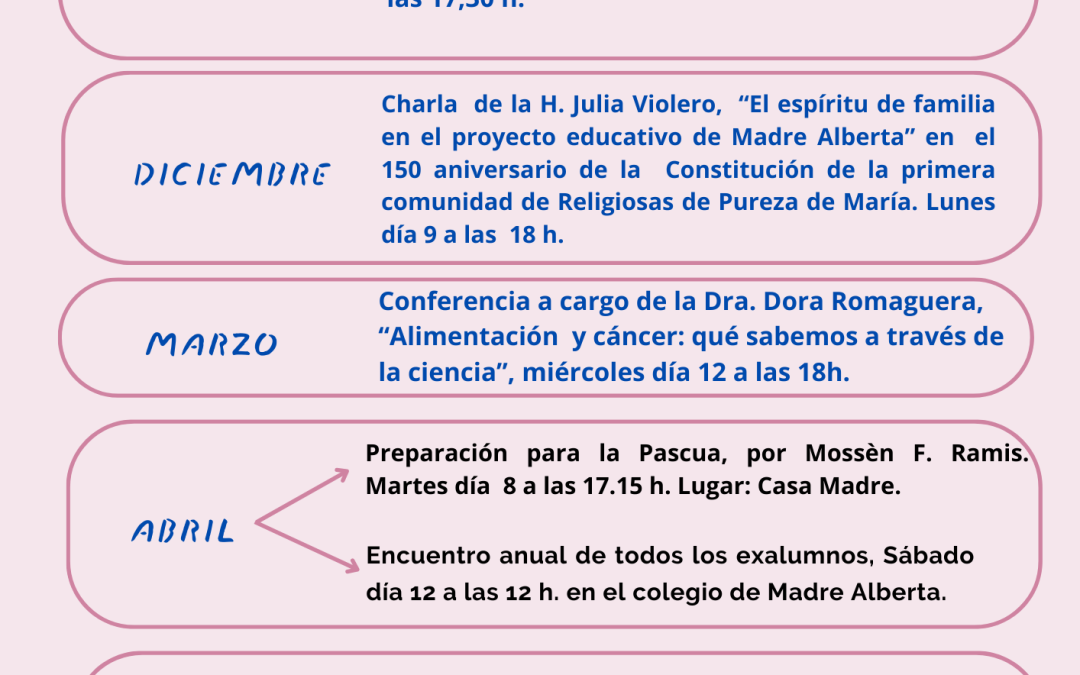 ACTIVIDADES CURSO 2024-2025